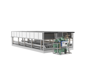 large automatic ice block machine
